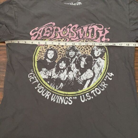 Aerosmith Gray Distressed Graphic Shirt - Picture 5 of 7